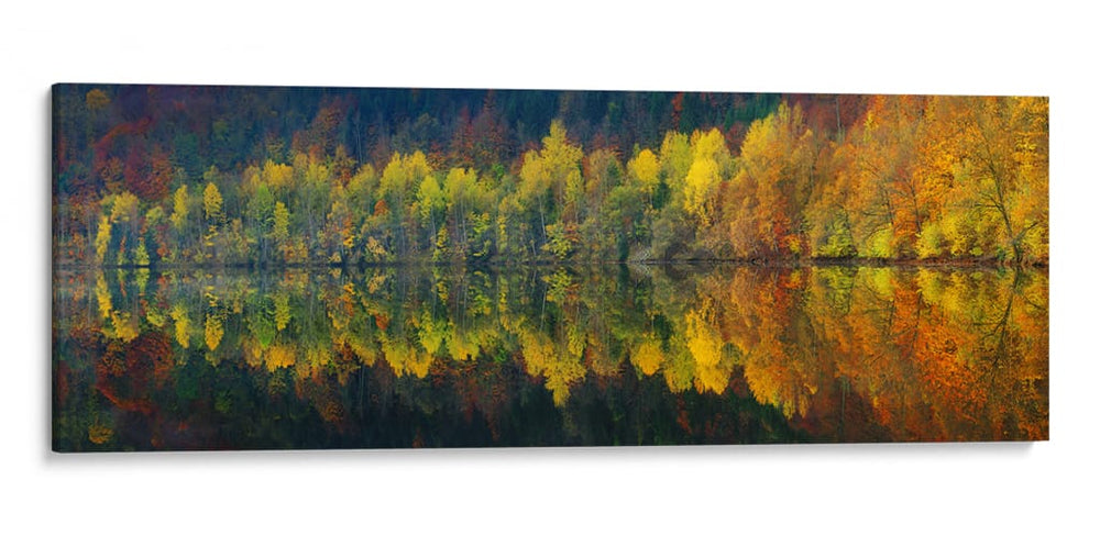Reflejos otoñales vibrantes II - Burger Jochen | Cuadro decorativo de Canvas Lab