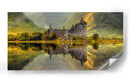 Reflejo del lago del castillo escocés - Wojciech Kruczynski | Cuadro decorativo de Canvas Lab