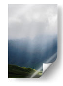 Rayos de sol en la montaña brumosa - Andy Ritonga | Cuadro decorativo de Canvas Lab