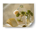 Rosas marchitas libro abierto - Delphine Devos | Cuadro decorativo de Canvas Lab
