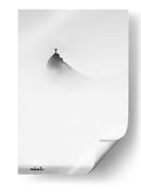 Cristo Redentor en la niebla - Trevor Cole | Cuadro decorativo de Canvas Lab