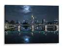 Reflejos de la ciudad a la luz de la luna - Mike | Cuadro decorativo de Canvas Lab