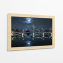 Reflejos de la ciudad a la luz de la luna - Mike | Cuadro decorativo de Canvas Lab