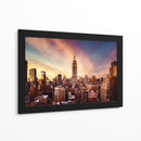 Puesta de sol en el Empire State - Javier de la | Cuadro decorativo de Canvas Lab
