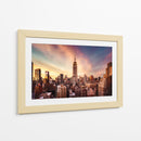 Puesta de sol en el Empire State - Javier de la | Cuadro decorativo de Canvas Lab