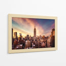 Puesta de sol en el Empire State - Javier de la | Cuadro decorativo de Canvas Lab