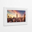 Puesta de sol en el Empire State - Javier de la | Cuadro decorativo de Canvas Lab