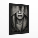 Retrato misterioso velado - azalaka | Cuadro decorativo de Canvas Lab