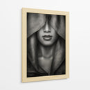 Retrato misterioso velado - azalaka | Cuadro decorativo de Canvas Lab