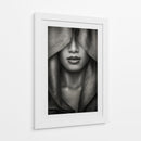 Retrato misterioso velado - azalaka | Cuadro decorativo de Canvas Lab