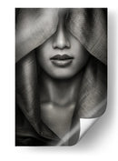 Retrato misterioso velado - azalaka | Cuadro decorativo de Canvas Lab