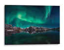 Reflejo de la montaña Aurora Esmeralda - Javier de la | Cuadro decorativo de Canvas Lab