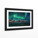 Reflejo de la montaña Aurora Esmeralda - Javier de la | Cuadro decorativo de Canvas Lab