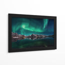 Reflejo de la montaña Aurora Esmeralda - Javier de la | Cuadro decorativo de Canvas Lab