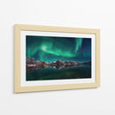 Reflejo de la montaña Aurora Esmeralda - Javier de la | Cuadro decorativo de Canvas Lab