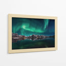 Reflejo de la montaña Aurora Esmeralda - Javier de la | Cuadro decorativo de Canvas Lab