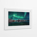 Reflejo de la montaña Aurora Esmeralda - Javier de la | Cuadro decorativo de Canvas Lab