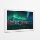 Reflejo de la montaña Aurora Esmeralda - Javier de la | Cuadro decorativo de Canvas Lab