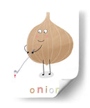 Simpático golfista con forma de cebolla - Carla Daly | Cuadro decorativo de Canvas Lab