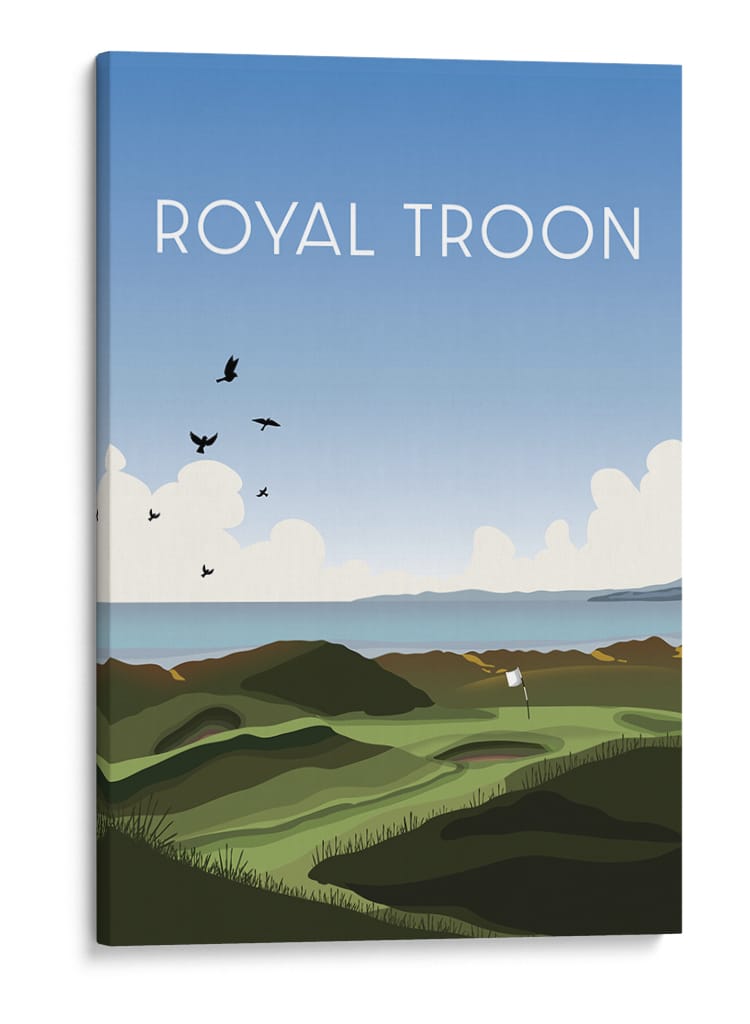 Royal Troon Golf Links - Nicholas | Cuadro decorativo de Canvas Lab