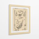 Patente 1972 vintage de palo de golf - Andreas Magnusson | Cuadro decorativo de Canvas Lab