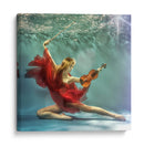 Violinista etérea submarina - Uniquecapture | Cuadro decorativo de Canvas Lab