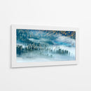 Valle del bosque brumoso de otoño - Hua Zhu | Cuadro decorativo de Canvas Lab