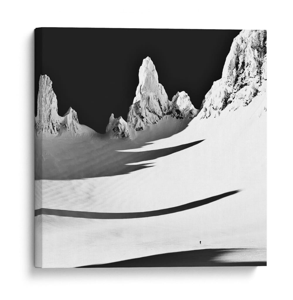 Soledad en la montaña nevada - Asmund Keilen | Cuadro decorativo de Canvas Lab