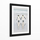Una pareja de pingüinos enamorados - Joan Gil Raga | Cuadro decorativo de Canvas Lab