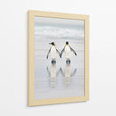 Una pareja de pingüinos enamorados - Joan Gil Raga | Cuadro decorativo de Canvas Lab