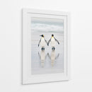 Una pareja de pingüinos enamorados - Joan Gil Raga | Cuadro decorativo de Canvas Lab