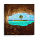 Vista de la cueva de Paradise Island - Matt Anderson | Cuadro decorativo de Canvas Lab