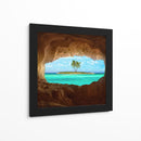 Vista de la cueva de Paradise Island - Matt Anderson | Cuadro decorativo de Canvas Lab