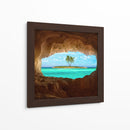 Vista de la cueva de Paradise Island - Matt Anderson | Cuadro decorativo de Canvas Lab