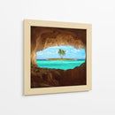 Vista de la cueva de Paradise Island - Matt Anderson | Cuadro decorativo de Canvas Lab