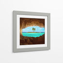 Vista de la cueva de Paradise Island - Matt Anderson | Cuadro decorativo de Canvas Lab