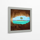Vista de la cueva de Paradise Island - Matt Anderson | Cuadro decorativo de Canvas Lab