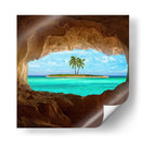 Vista de la cueva de Paradise Island - Matt Anderson | Cuadro decorativo de Canvas Lab