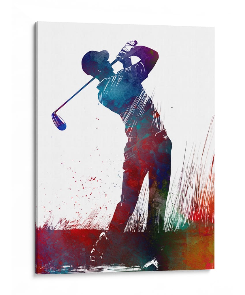 Swing calmado de golf - Justyna Jaszke | Cuadro decorativo de Canvas Lab