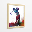 Swing calmado de golf - Justyna Jaszke | Cuadro decorativo de Canvas Lab