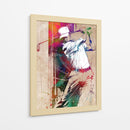 Swing concentrado de un golfista - Justyna Jaszke | Cuadro decorativo de Canvas Lab
