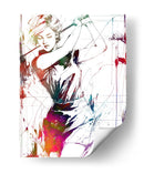 Swing dinámico sereno de golf - Justyna Jaszke | Cuadro decorativo de Canvas Lab