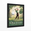 Swing de golf clásico - Andreas Magnusson | Cuadro decorativo de Canvas Lab