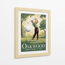 Swing de golf clásico - Andreas Magnusson | Cuadro decorativo de Canvas Lab