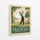 Swing de golf clásico - Andreas Magnusson | Cuadro decorativo de Canvas Lab