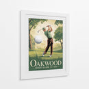 Swing de golf clásico - Andreas Magnusson | Cuadro decorativo de Canvas Lab