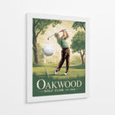 Swing de golf clásico - Andreas Magnusson | Cuadro decorativo de Canvas Lab