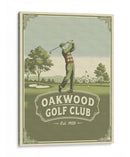 Swing clásico con palo de golf - Andreas Magnusson | Cuadro decorativo de Canvas Lab