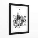 Swing clásico de un jugador de golf - Kulik | Cuadro decorativo de Canvas Lab