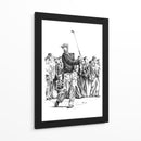 Swing clásico de un jugador de golf - Kulik | Cuadro decorativo de Canvas Lab